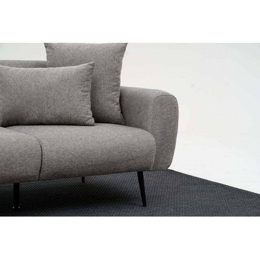 Dvivietė sofa PISA šviesiai pilka