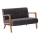 Dvivietė sofa TUMI antracitas