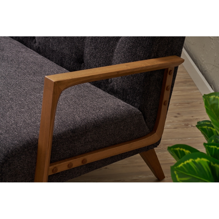 Dvivietė sofa TUMI antracitas
