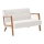 Dvivietė sofa TUMI, kreminė