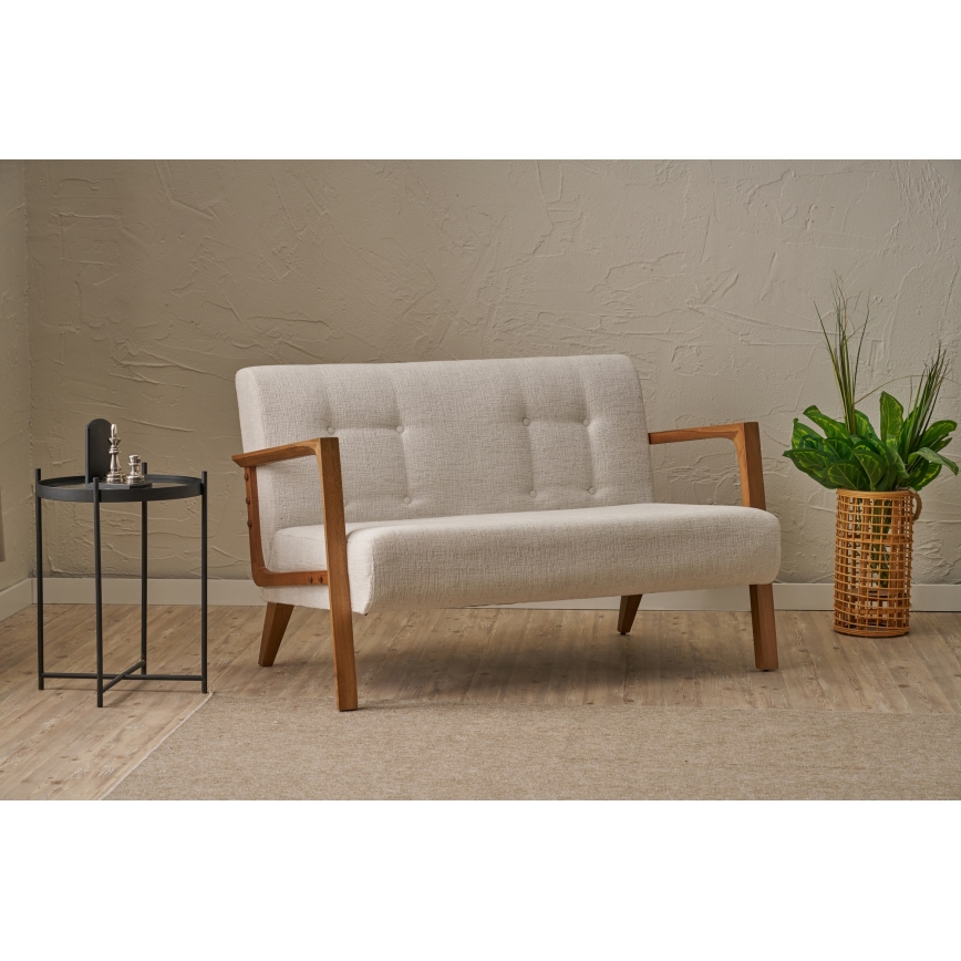 Dvivietė sofa TUMI, kreminė