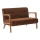 Dvivietė sofa TUMI, ruda