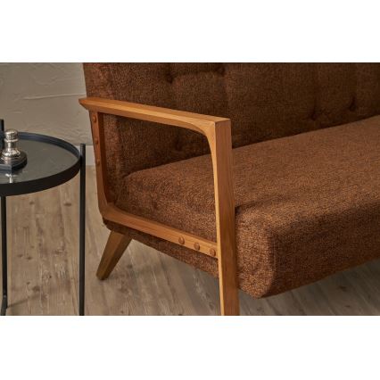 Dvivietė sofa TUMI, ruda