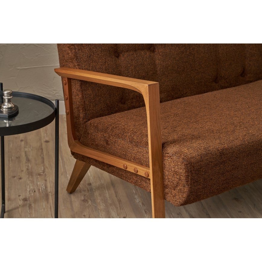 Dvivietė sofa TUMI, ruda