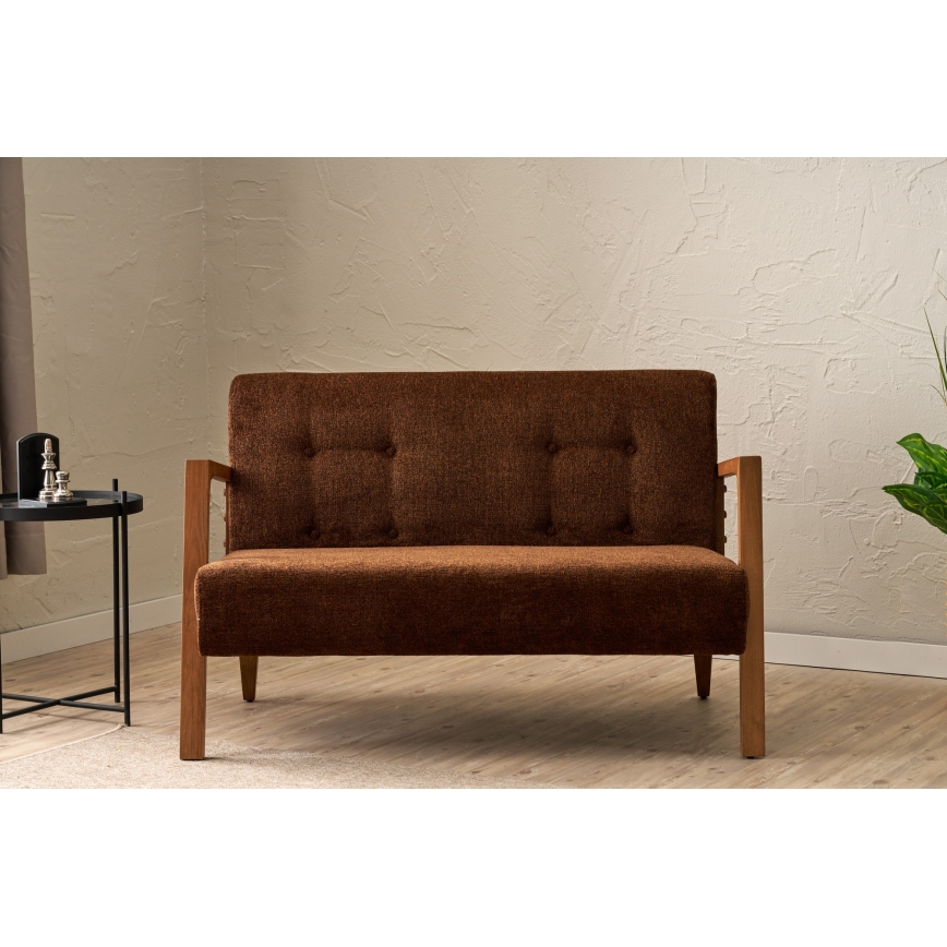 Dvivietė sofa TUMI, ruda