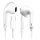 Earphones su microphone USB-C balta