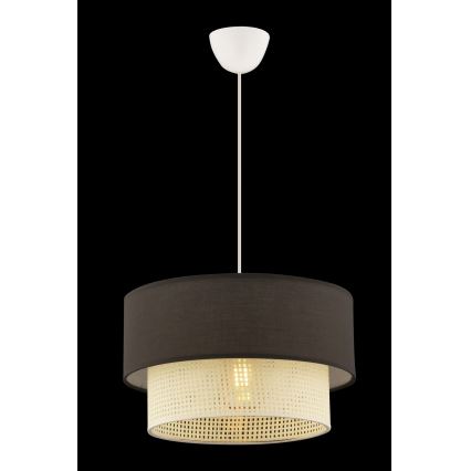 ECHO pakabinama lemputė 1xE27/60W/230V ruda/kreminė