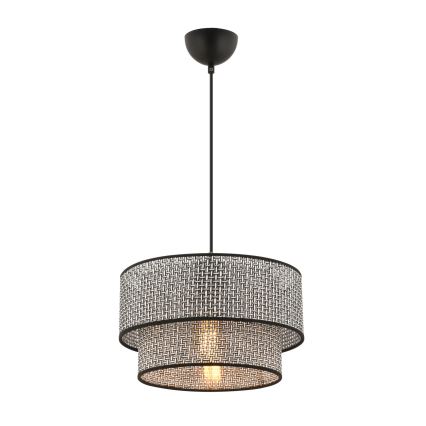 ECHO pakabinama šviestuvas 1xE27/60W/230V pilkas/juodos
