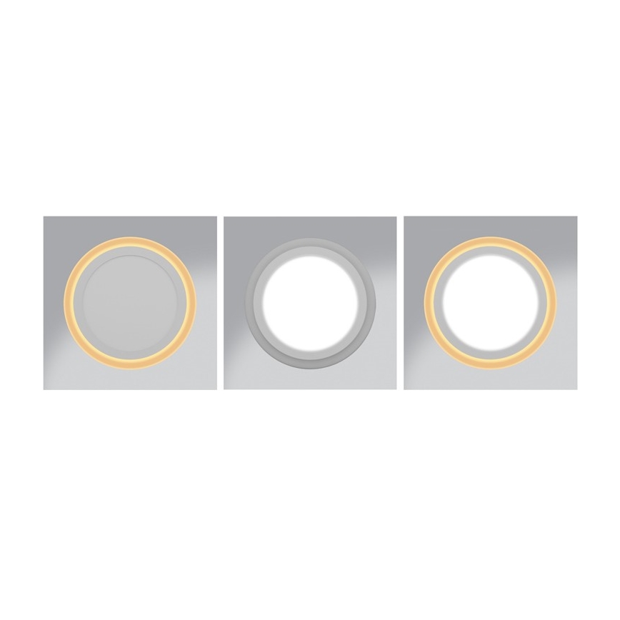 Pakabinamas lubinis LED šviestuvas DUO LED/18W/230V + LED/6W