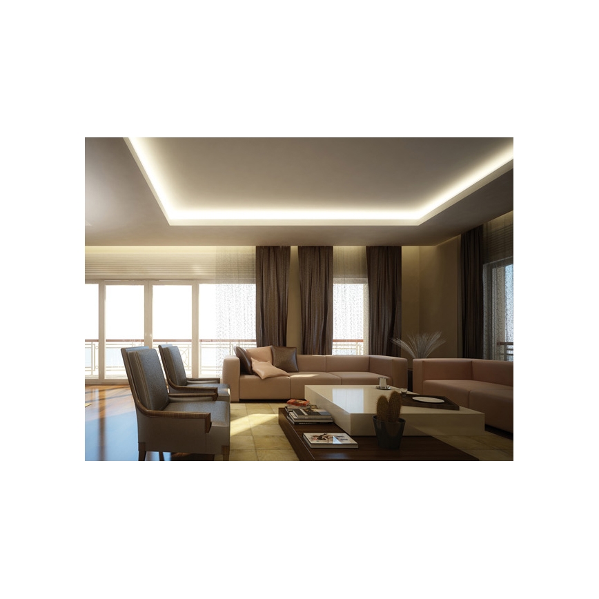 LED RGB juostelė 5 m LED/72W/230V + valdymo pultas