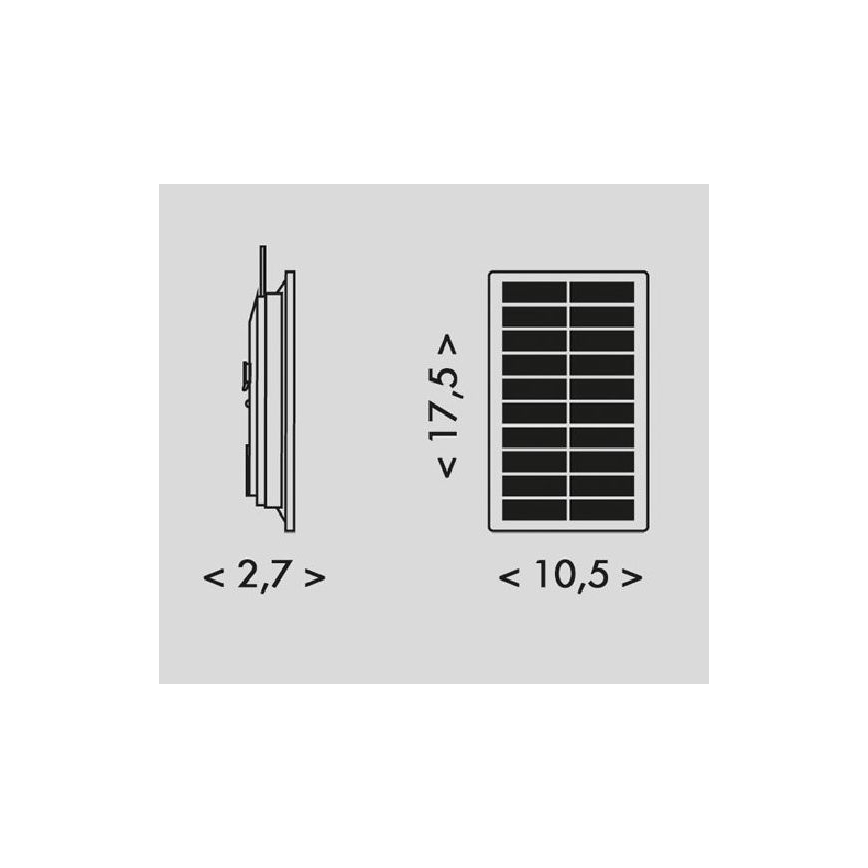 LED Saulės juostelė 3,7V 2400 mAh 5 m IP65
