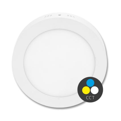 LED lubinis šviestuvas LADA LED/12W/230V 3000/4000/6000K diametras 17 cm balta