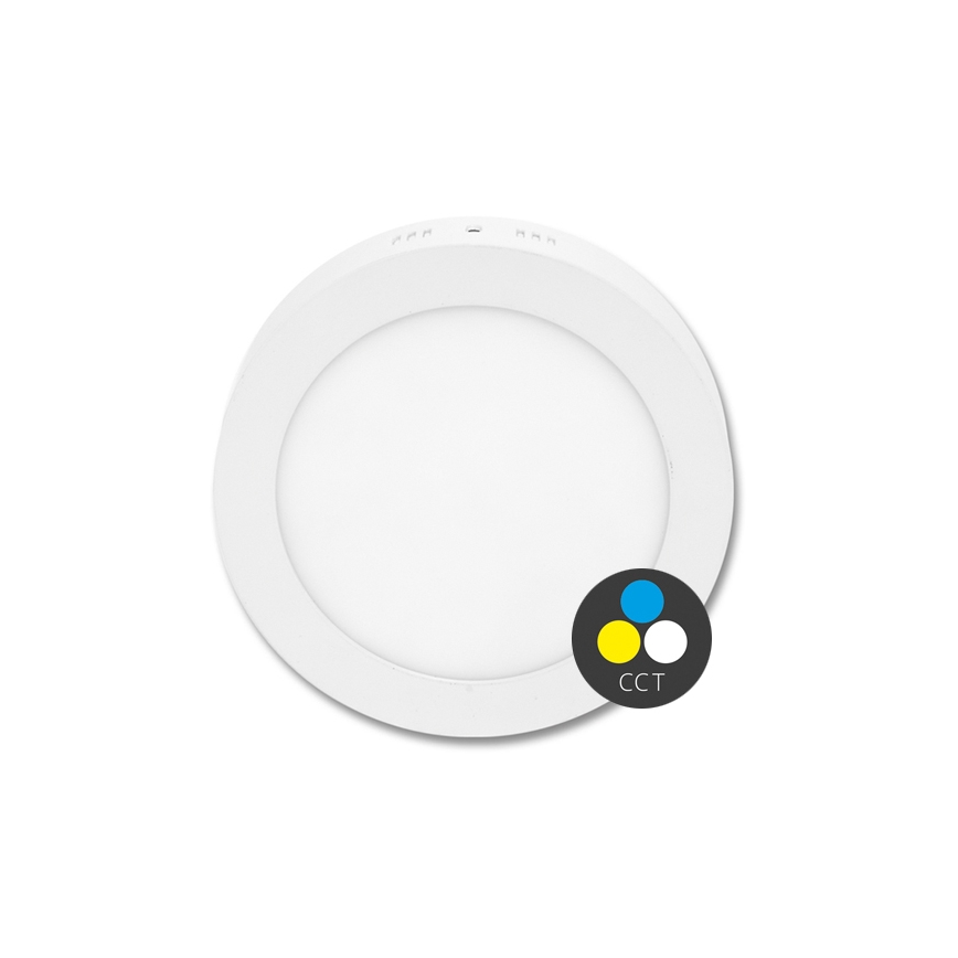 LED lubinis šviestuvas LADA LED/12W/230V 3000/4000/6000K diametras 17 cm balta