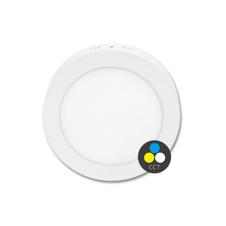 LED lubinis šviestuvas LADA LED/18W/230V 3000/4000/6000K diametras 22 cm balta