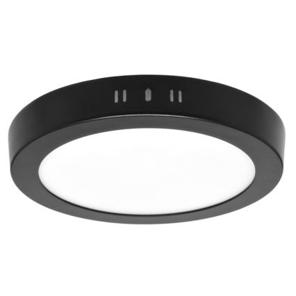LED lubinis šviestuvas LADA LED/18W/230V 3000/4000/6000K diametras 22 cm juoda