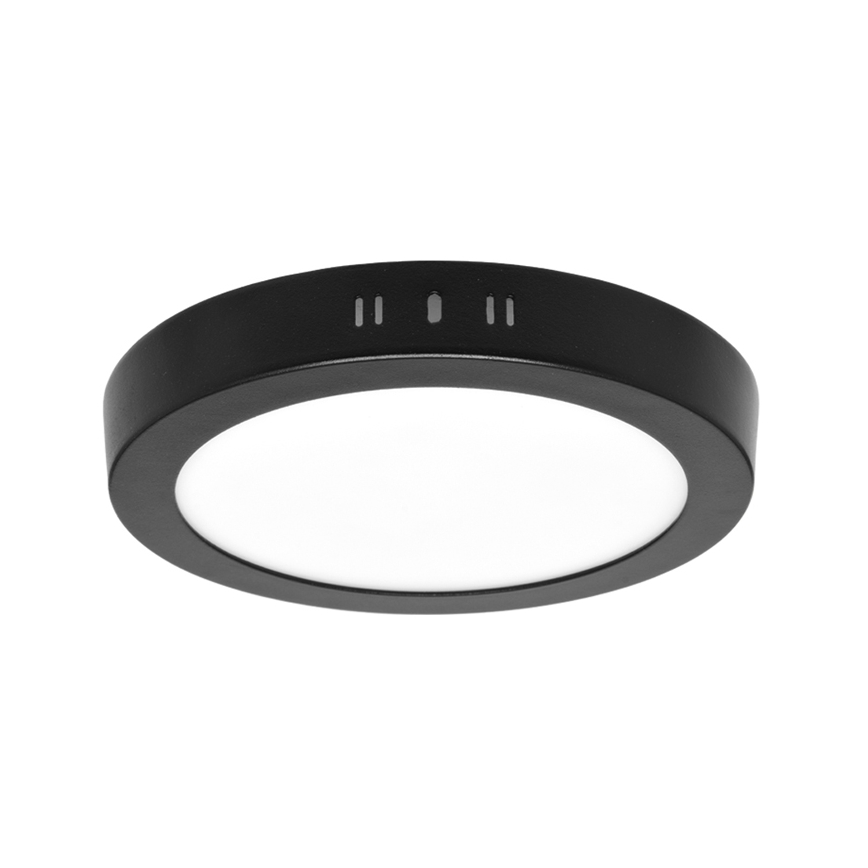 LED lubinis šviestuvas LADA LED/18W/230V 3000/4000/6000K diametras 22 cm juoda