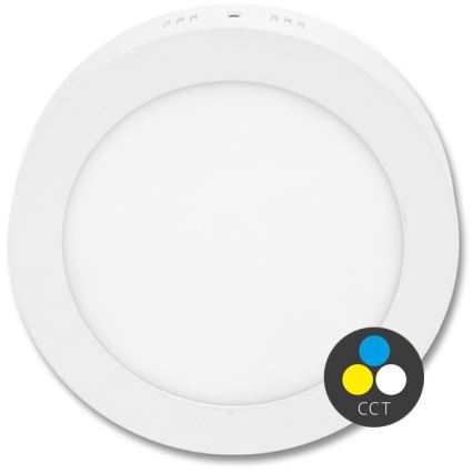 LED lubinis šviestuvas LADA LED/25W/230V 3000/4000/6000K diametras 30 cm balta