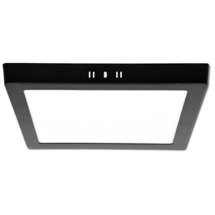 LED lubinis šviestuvas RAFA LED/12W/230V 3000/4000/6000K 17x17 cm juoda
