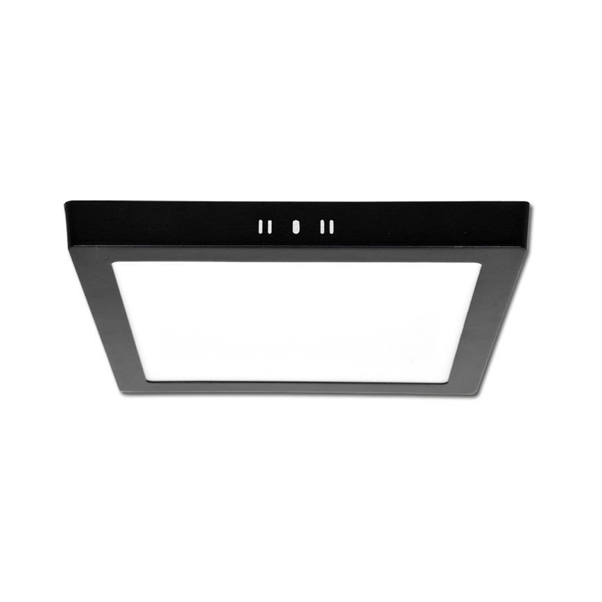 LED lubinis šviestuvas RAFA LED/12W/230V 3000/4000/6000K 17x17 cm juoda