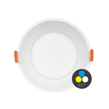 LED įleidžiamas lubinis šviestuvas TINA LED/12W/230V 3000/4000/6500K diametras 12 cm balta