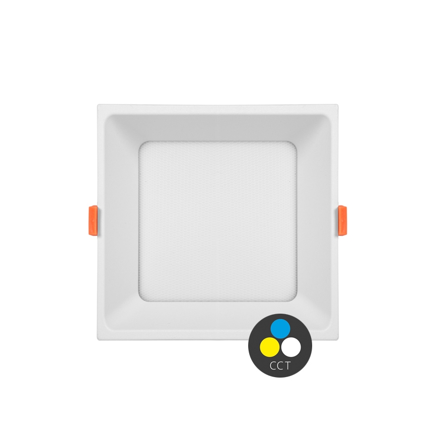 LED įleidžiamas lubinis šviestuvas TONY LED/12W/230V 3000/4000/6500K 12x12 cm balta