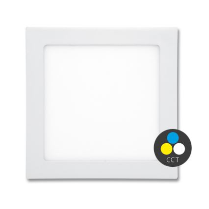LED įleidžiamas lubinis vonios šviestuvas RAFA LED/12W/230V 3000/4000/6000K 17x17 cm IP44 balta