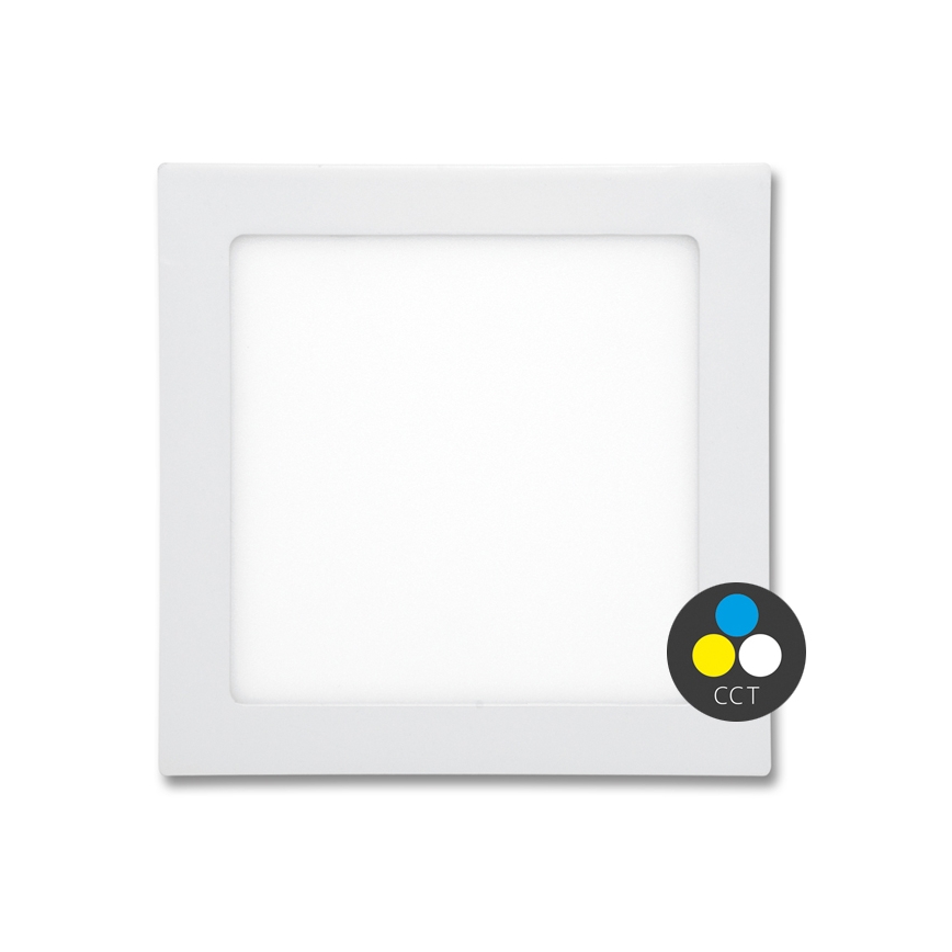 LED įleidžiamas lubinis vonios šviestuvas RAFA LED/18W/230V 3000/4000/6000K 22x22 cm IP44 balta