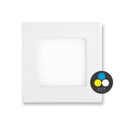 LED įleidžiamas lubinis vonios šviestuvas RAFA LED/6W/230V 3000/4000/6000K 12x12 cm IP44 balta
