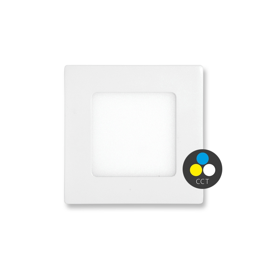 LED įleidžiamas lubinis vonios šviestuvas RAFA LED/6W/230V 3000/4000/6000K 12x12 cm IP44 balta