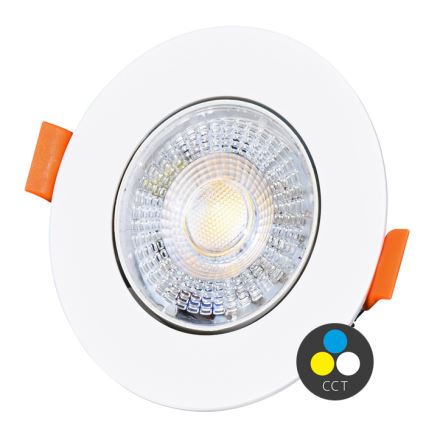 LED pritemdomas įleidžiamas lubinis šviestuvas ZITA LED/3/5/7W/230V 3000/4000/6000K diametras 9 cm balta