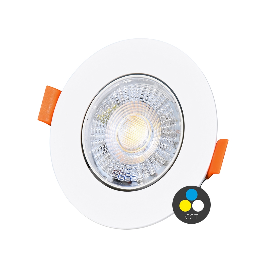 LED pritemdomas įleidžiamas lubinis šviestuvas ZITA LED/3/5/7W/230V 3000/4000/6000K diametras 9 cm balta