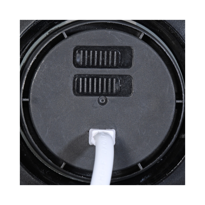 LED pritemdomas įleidžiamas lubinis šviestuvas ZITA LED/3/5/7W/230V 3000/4000/6000K diametras 9 cm juoda