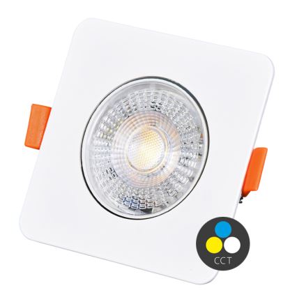 LED pritemdomas įleidžiamas lubinis šviestuvas KENT LED/3/5/7W/230V 3000/4000/6000K 9x9 cm balta