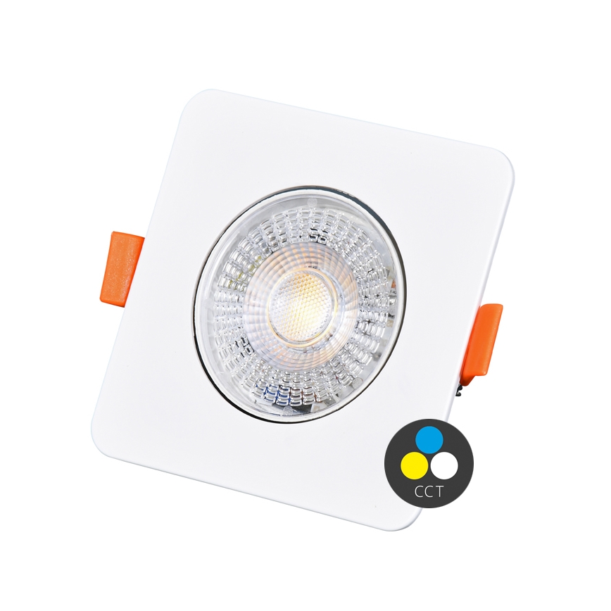 LED pritemdomas įleidžiamas lubinis šviestuvas KENT LED/3/5/7W/230V 3000/4000/6000K 9x9 cm balta