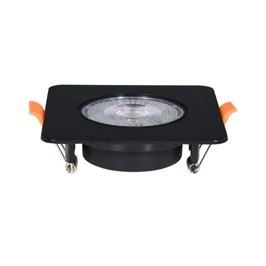 LED pritemdomas įleidžiamas lubinis šviestuvas KENT LED/3/5/7W/230V3000/4000/6000K 9x9 cm juoda