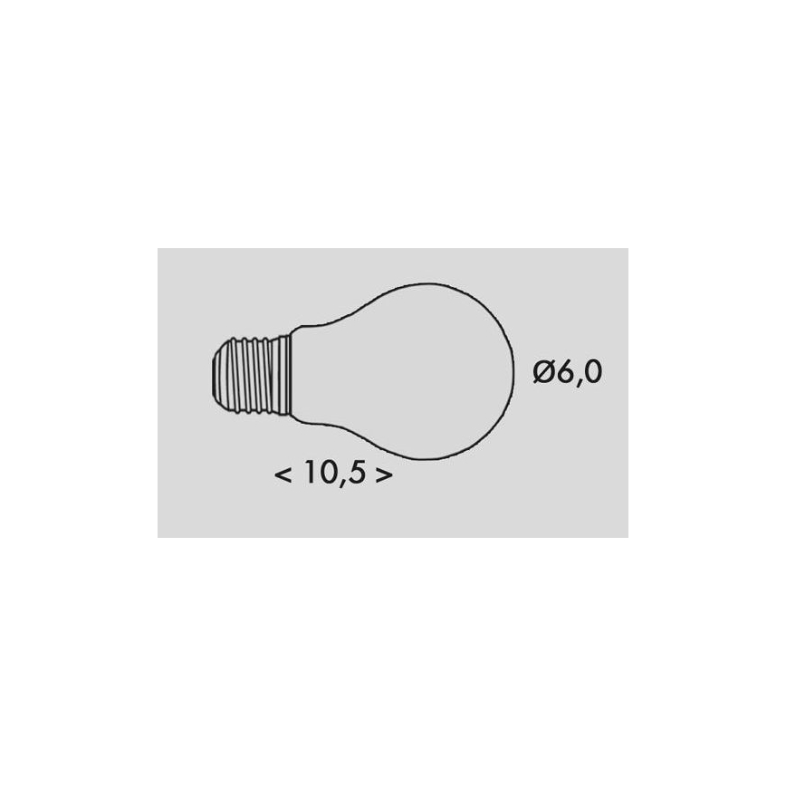 LED Lemputė RETRO A60 E27/7,2W/230V 3000K 1520lm