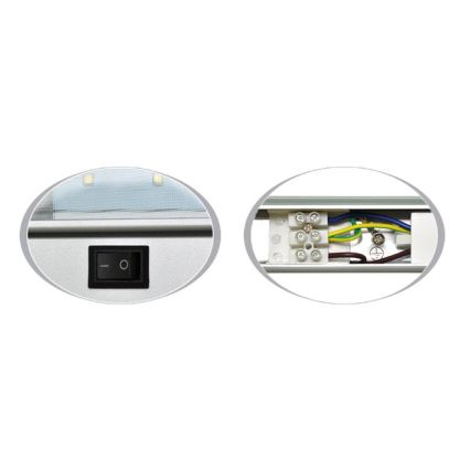 LED virtuvės šviestuvas, kabinamas po spintele GANYS LED/15W/230V