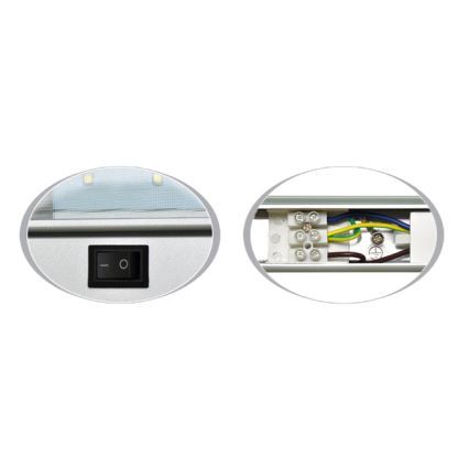 LED virtuvės šviestuvas, kabinamas po spintele GANYS LED/15W/230V