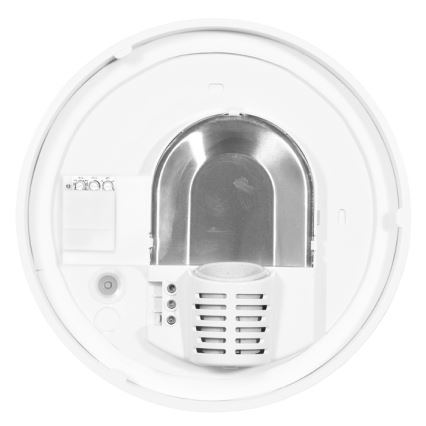 Lauko lubinis šviestuvas su jutikliu HECTOR 1xE27/60W/230V diametras 25 cm IP44 opalas balta