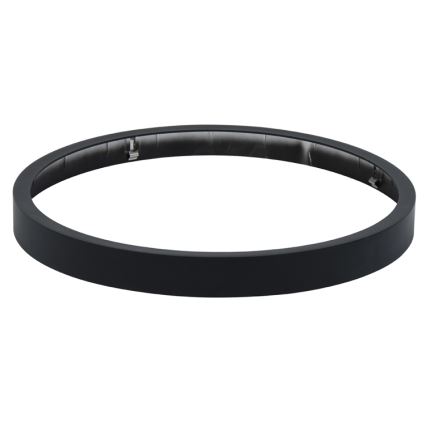 LED lubinis vonios šviestuvas LIRA LED/12W/230V 4000K diametras 25 cm IP44 juoda