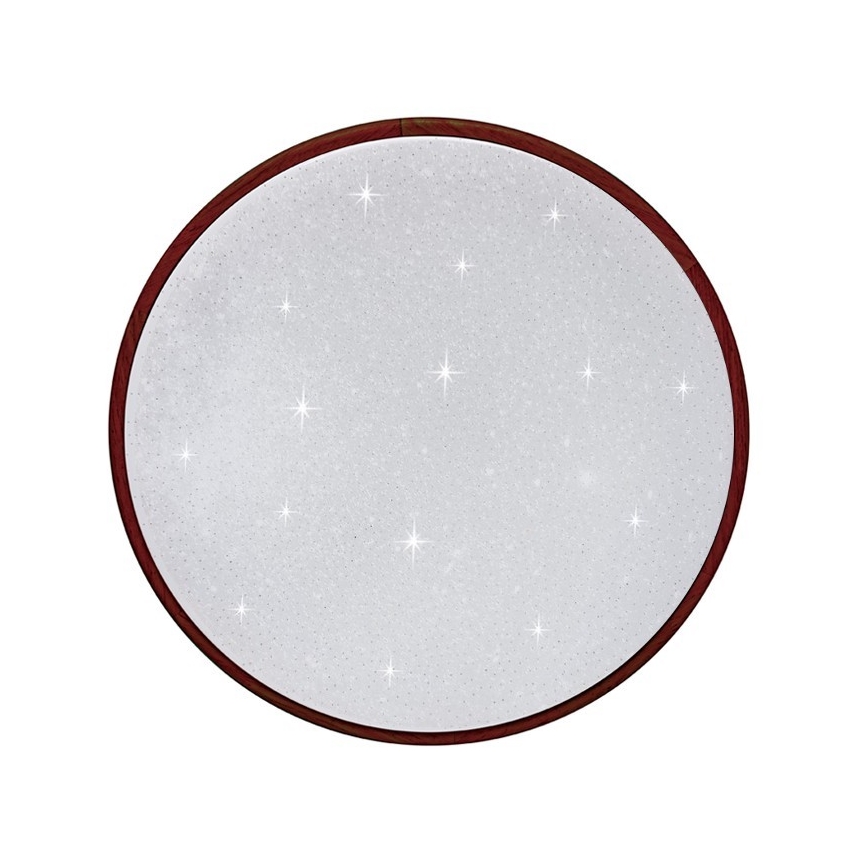 LED Pritemdomas lubinis šviestuvas LENA LED/24W/230V 3000-6500K ąžuolas + nuotolinio valdymo pultas