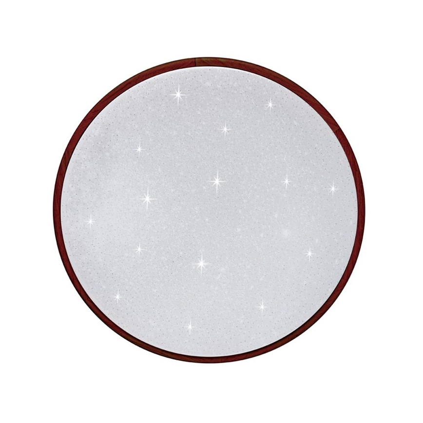 LED Pritemdomas lubinis šviestuvas LENA LED/60W/230V 3000-6500K ąžuolas + nuotolinio valdymo pultas