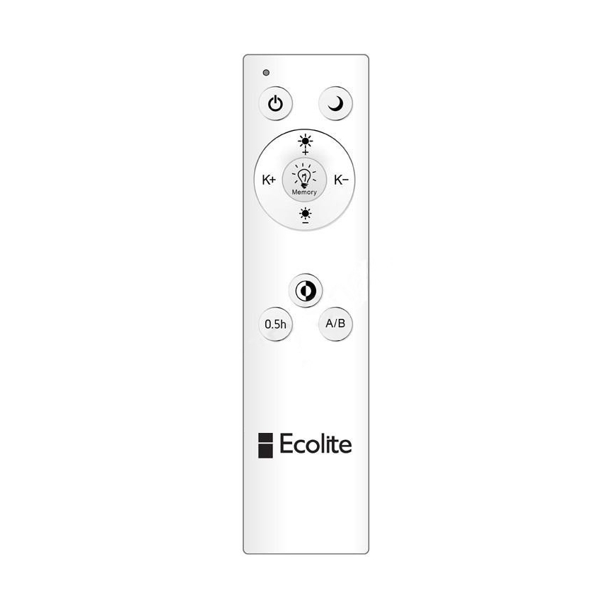 LED Reguliuojamas lubinis šviestuvas NEST LED/40W/230V 3000-6500K baltas + valdymo pultas