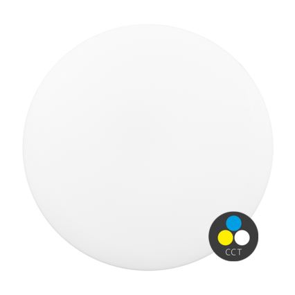 LED lubinis vonios šviestuvas DISK LED/24W/230V 3000/4000/6500K diametras 38 cm IP44 balta