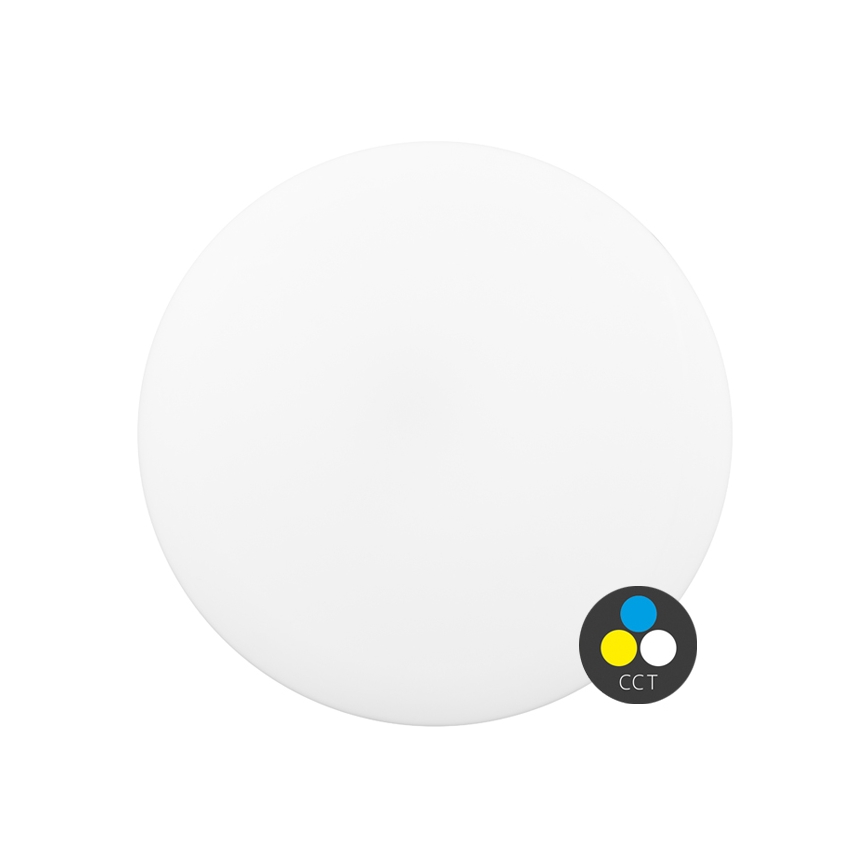 LED lubinis vonios šviestuvas DISK LED/24W/230V 3000/4000/6500K diametras 38 cm IP44 balta