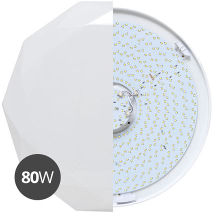 LED Reguliuojamas šviestuvas DIAMANT LED/80W/230V + valdymo pultas