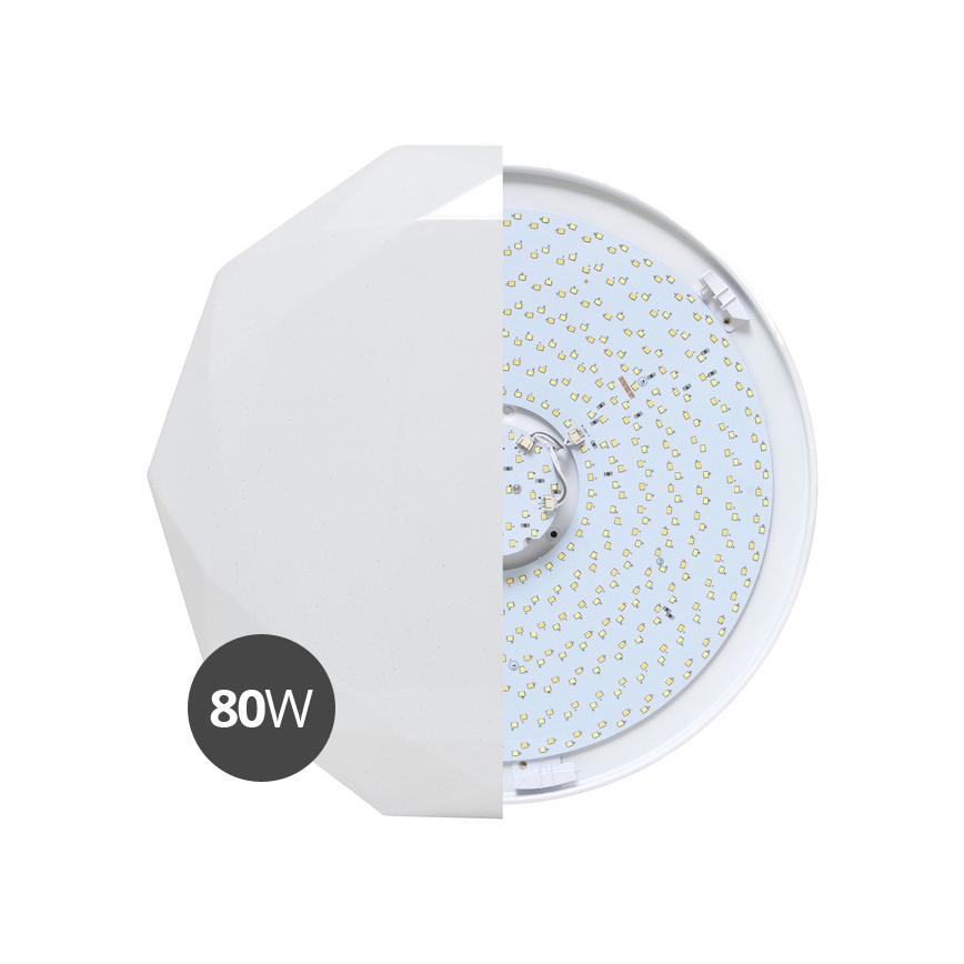 LED Reguliuojamas šviestuvas DIAMANT LED/80W/230V + valdymo pultas