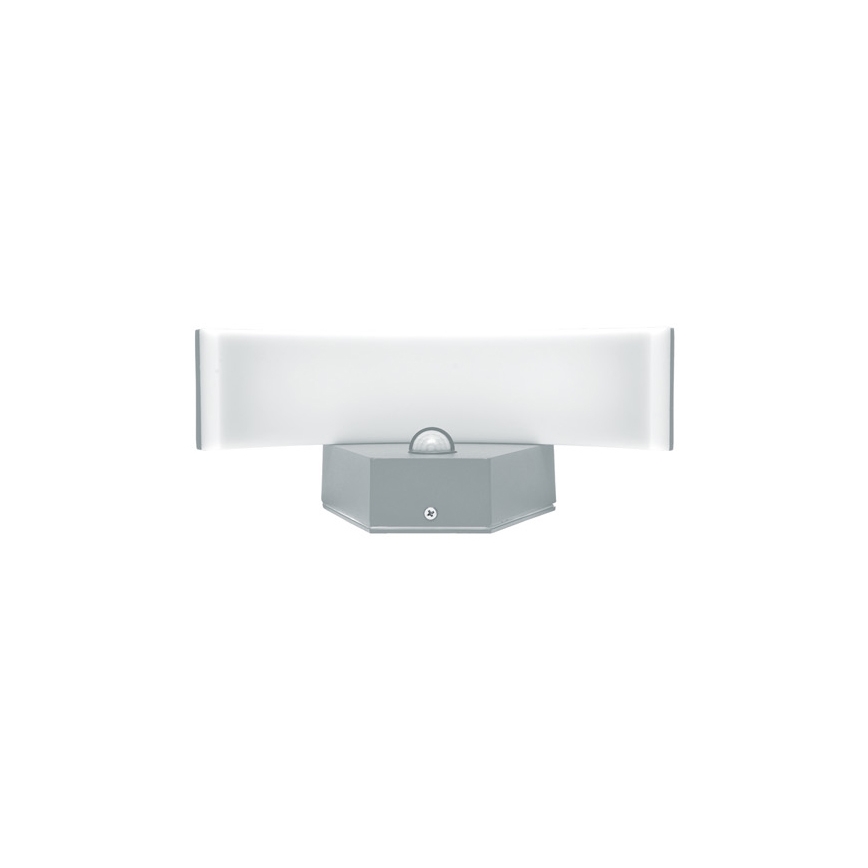 LED Sieninis lauko šviestuvas su judesio jutikliu STYL LED/8W/230V IP44