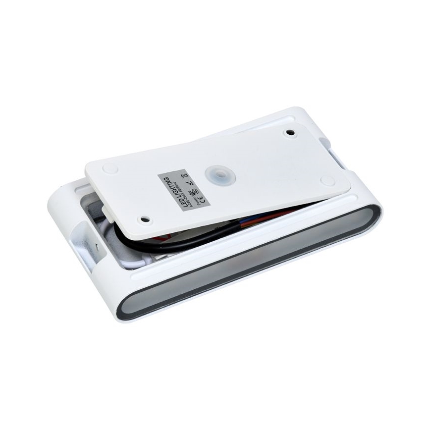 LED sieninis lauko šviestuvas BRICK 2xLED/6W/230V 3000/4000/6500K IP65 balta