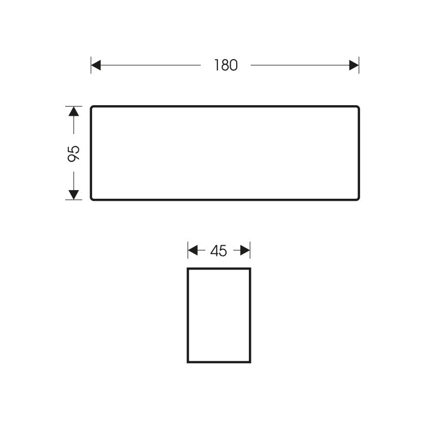 LED sieninis lauko šviestuvas BRICK 2xLED/6W/230V 3000/4000/6500K IP65 balta